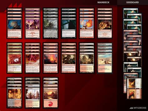 burn at the stake mtg|modern burn deck list.